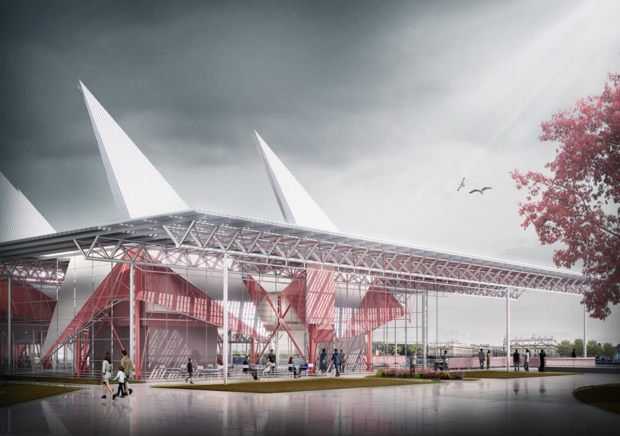 landscape image of landscape structure