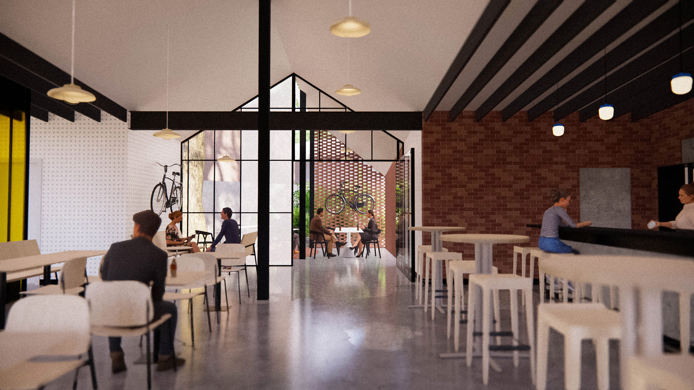 Bike shop image of cafe