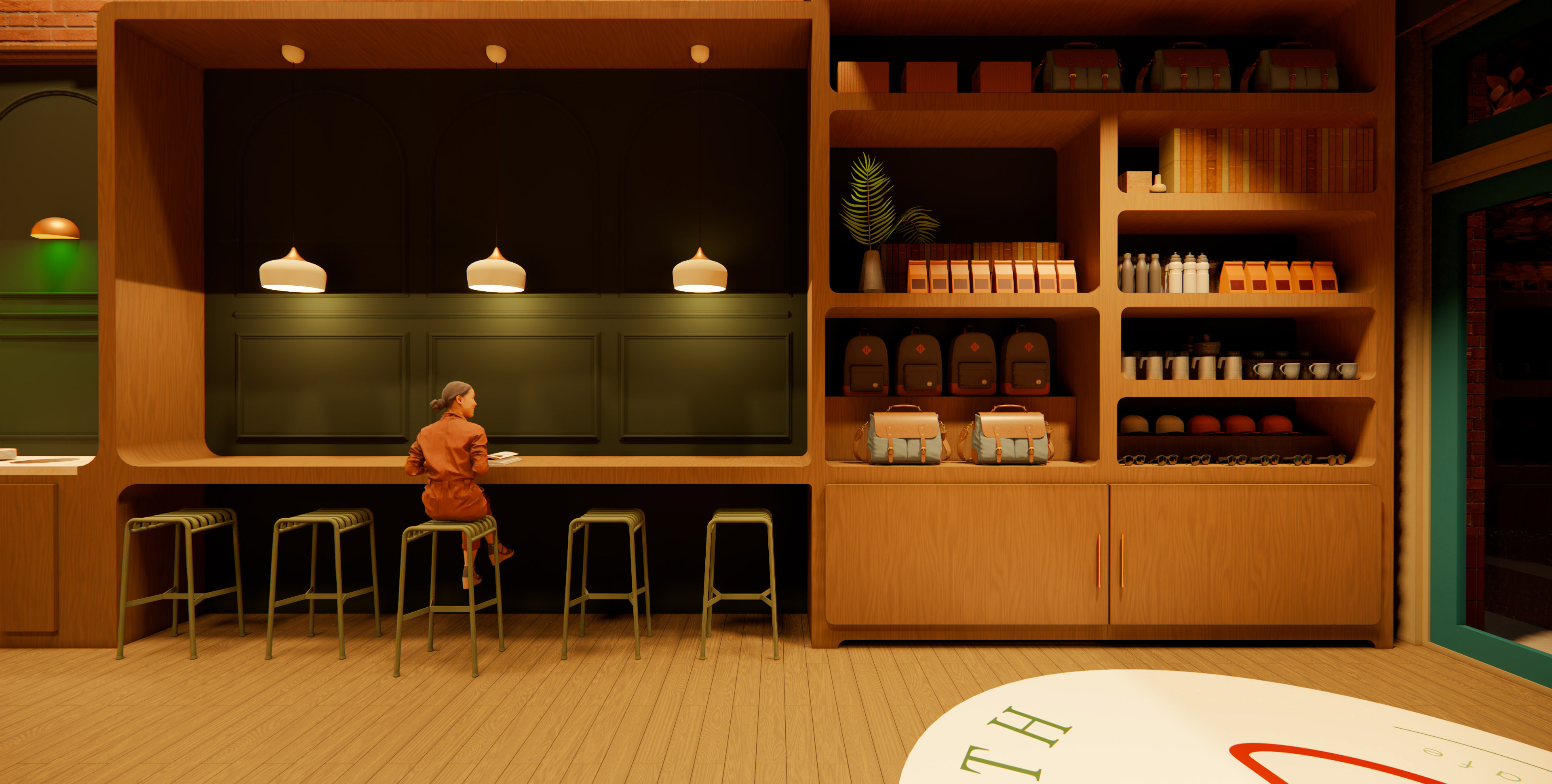 Hearth memory cafe image of cafe