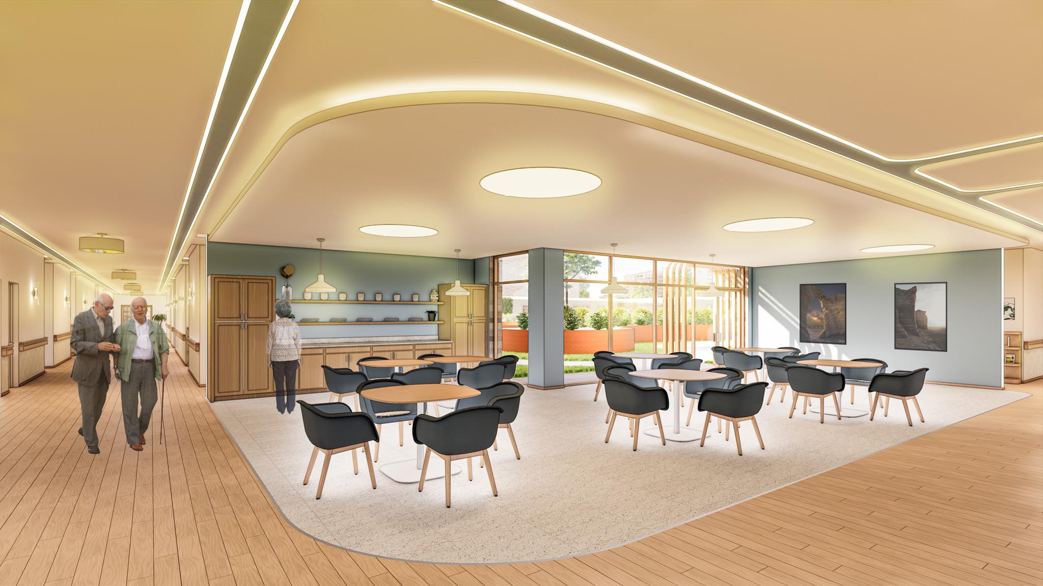 Forget Me Not Memory Care View 3 Forget Me Not Memory Care by Rebecca Greene, Kenna Hibbs, Hailey Krueger, and Kaytlyn Meseke - IARC Capstone