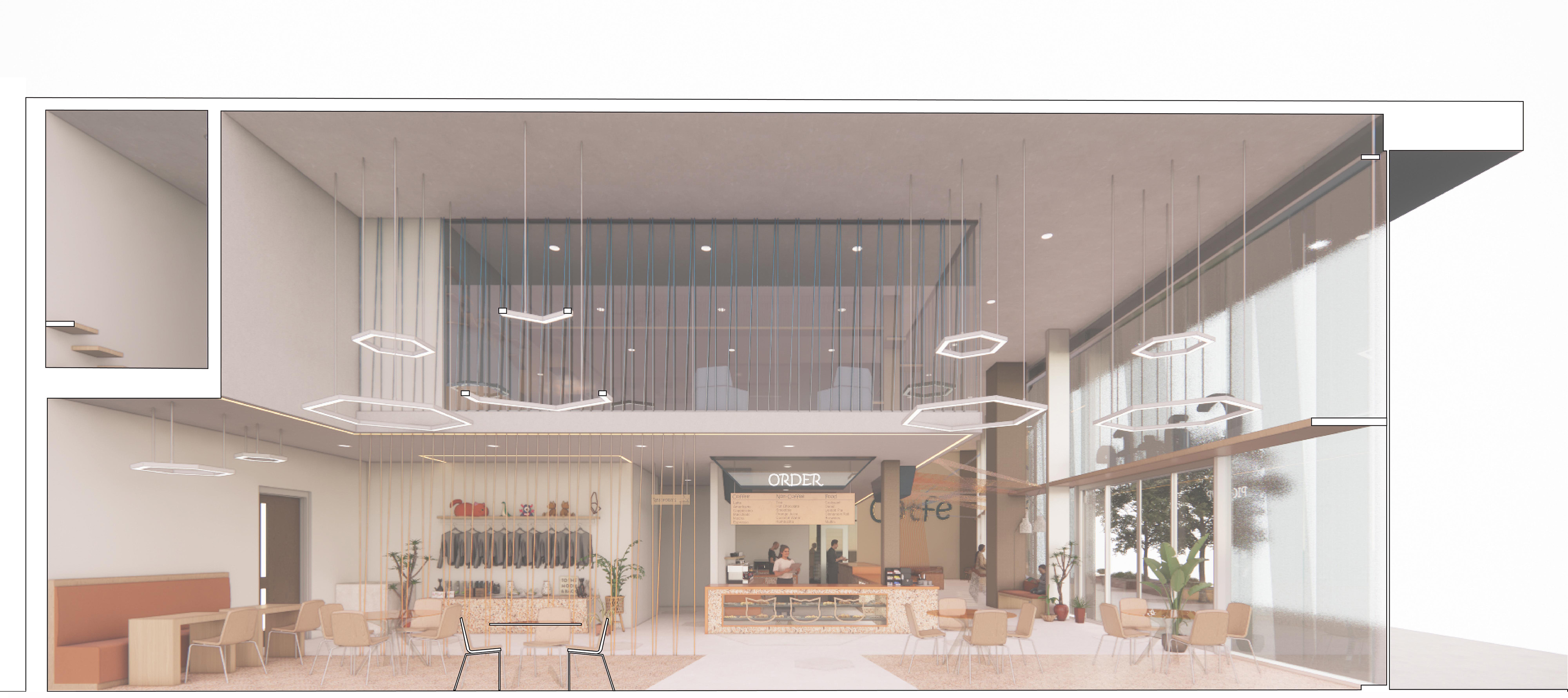 Catfe Building Section Catfe by Kristen Hamel