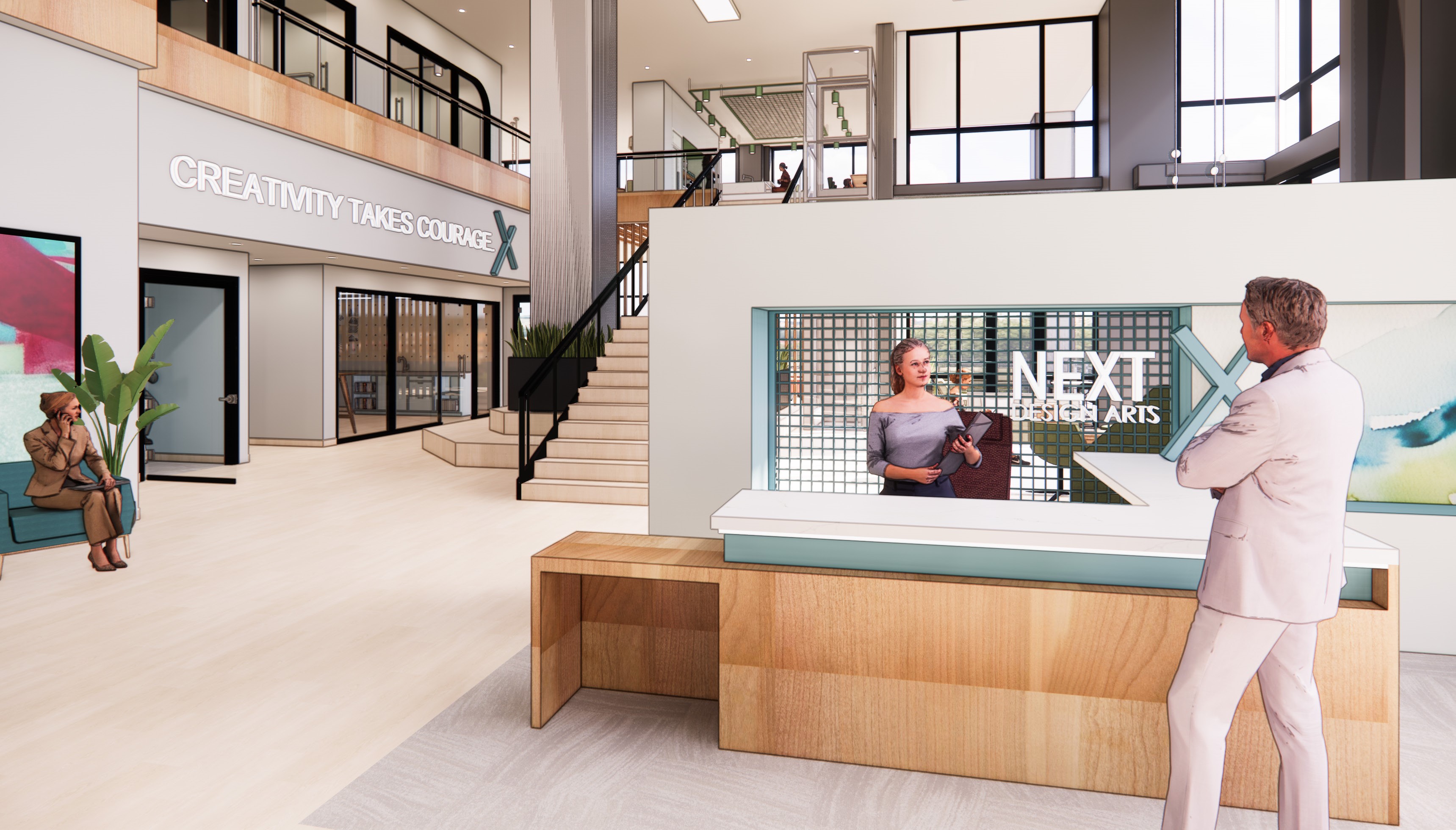 Image of reception desk