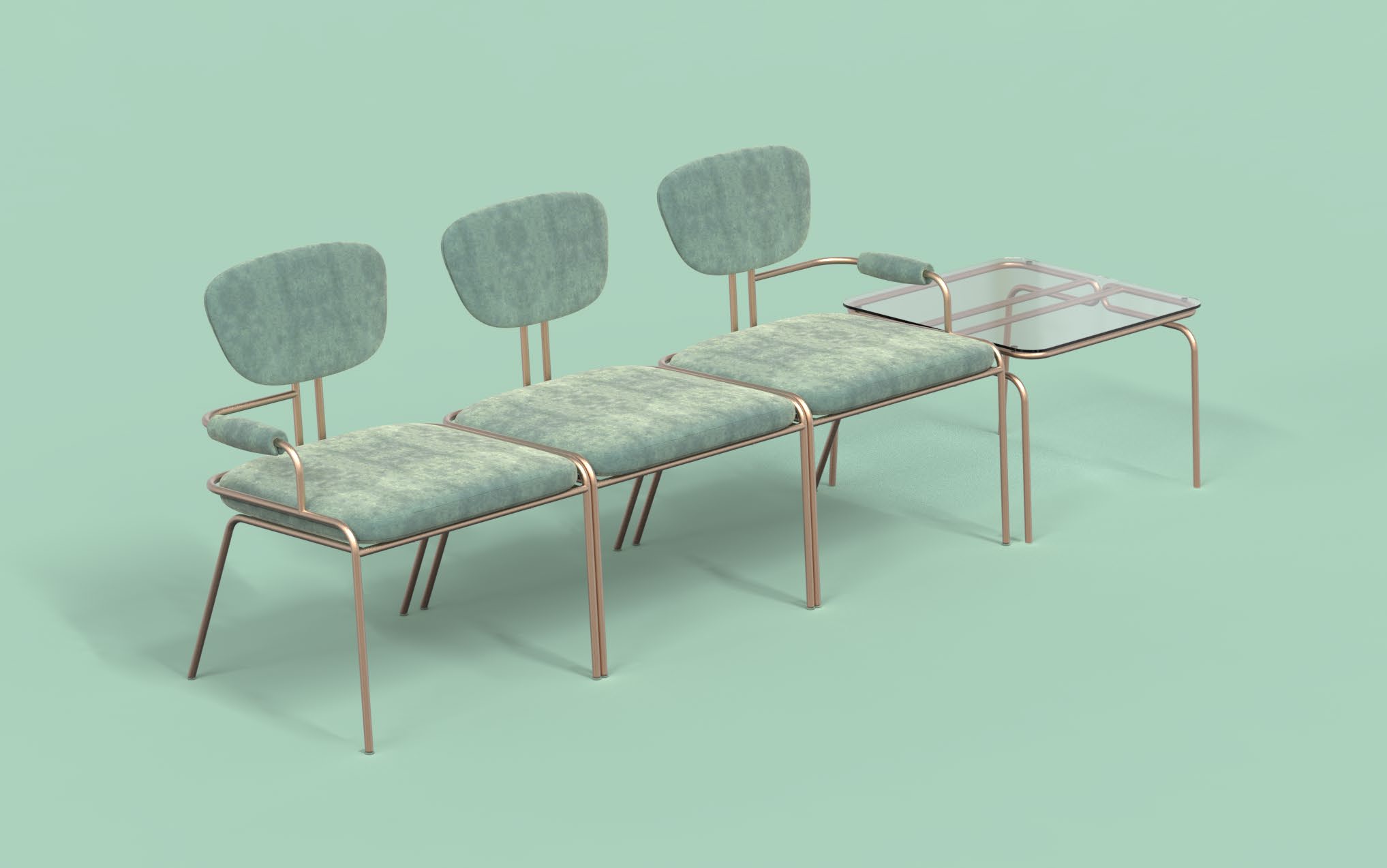 chair design rendering Dustin McDermott