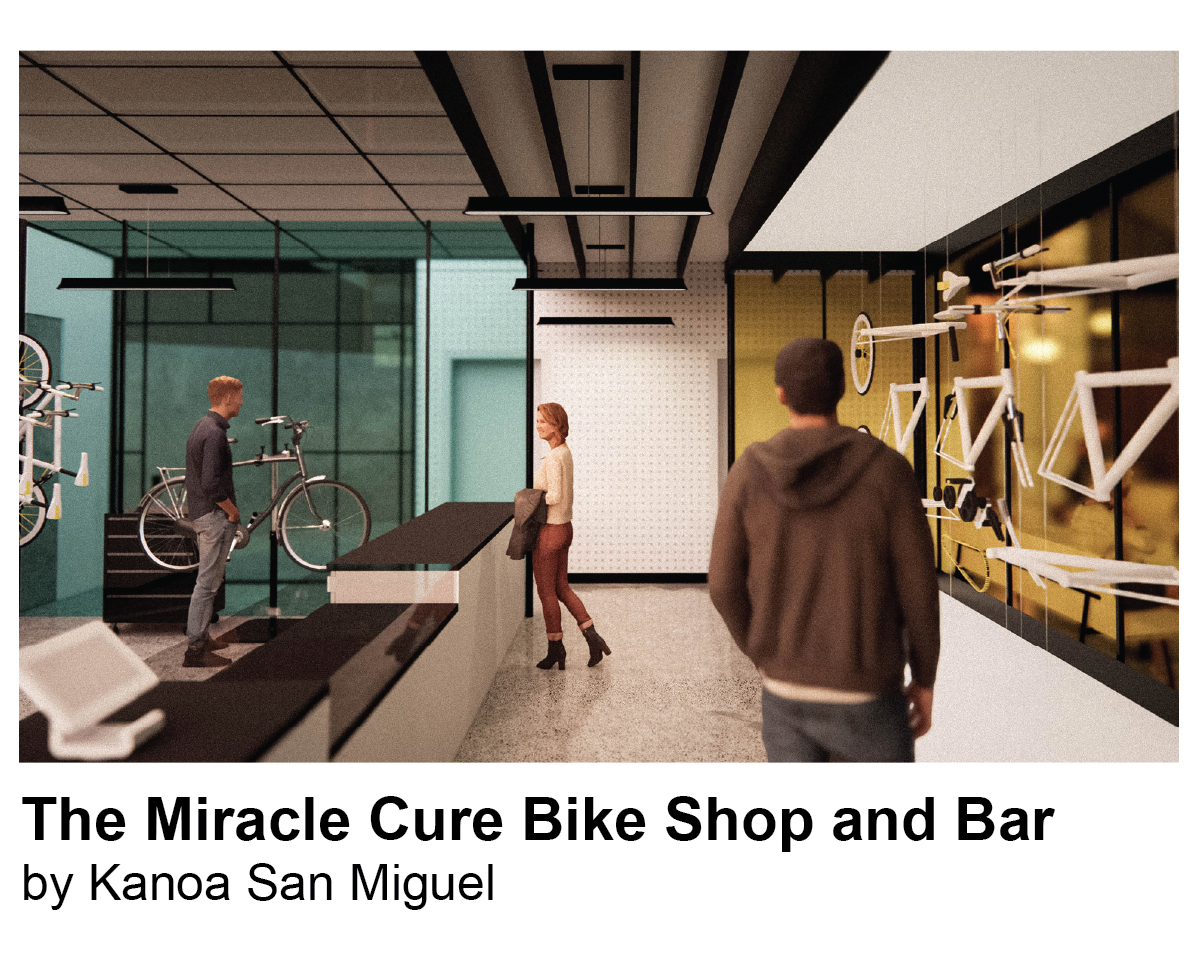 The Miracle Cure Bike Shop and Bar by Kanoa San Miguel