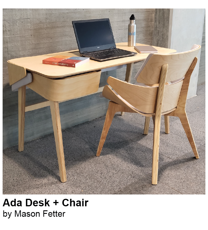Ada Desk and Chair by Mason Fetter