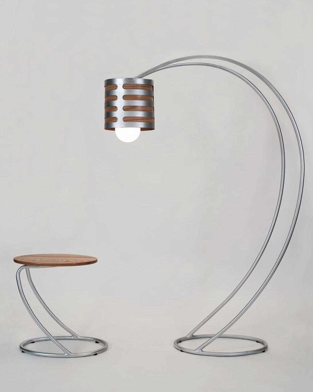 Orbit Collection Lamp and Side Table