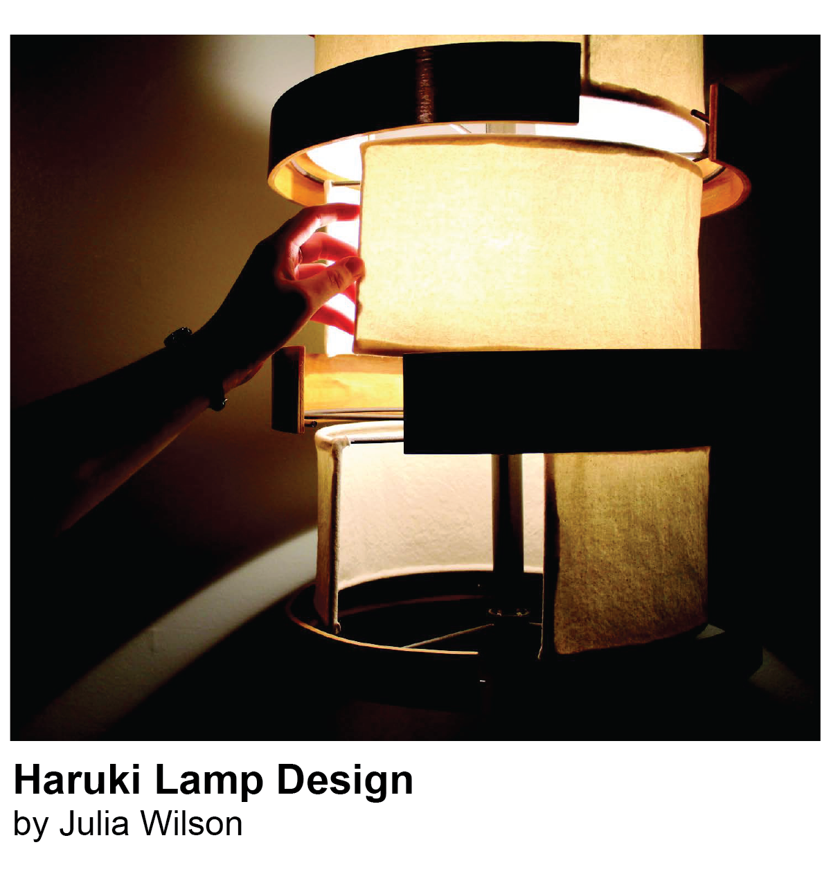 Julia Wilson Haruki Lamp Design