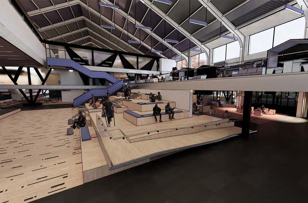 interior of fieldhouse