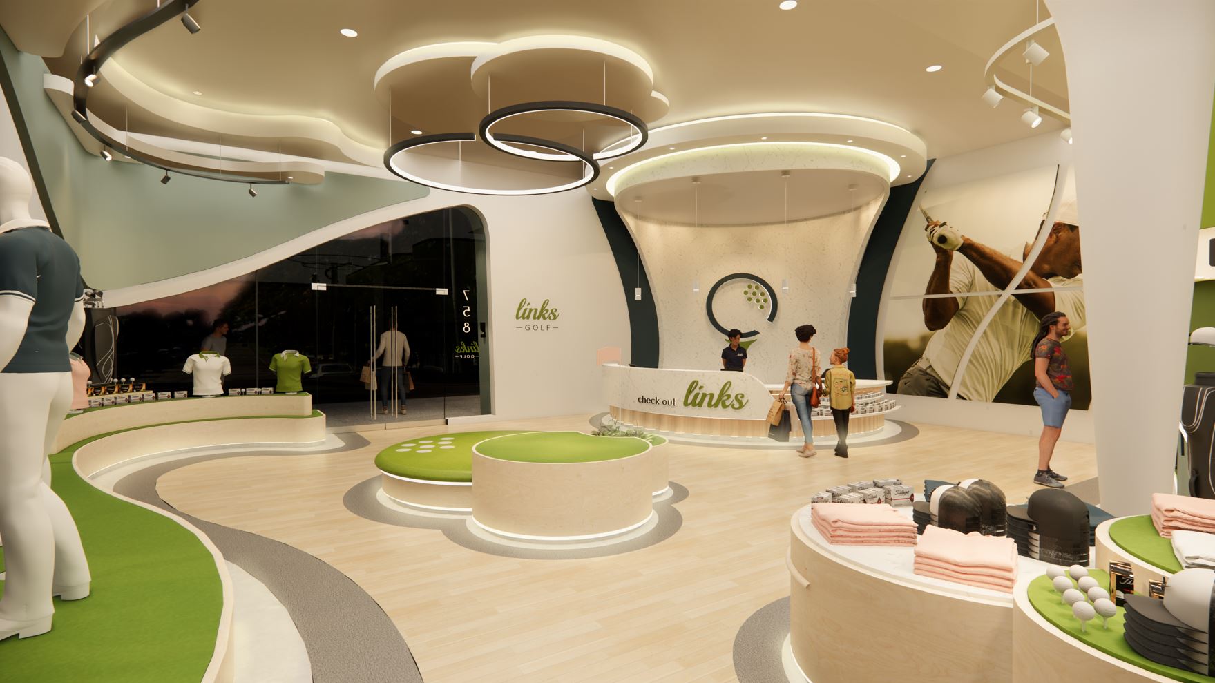 picture of golf store